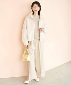 カシミヤブレンド クルーネックニット