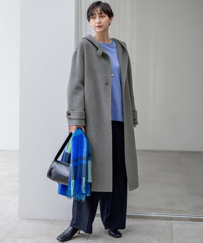 カシミヤ チェック ストール