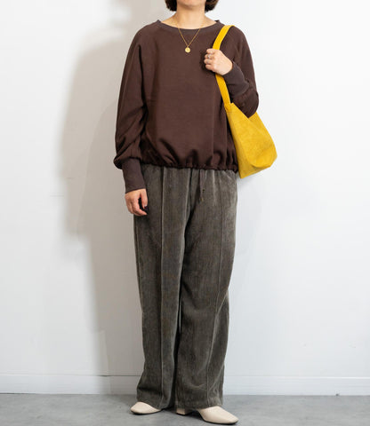 起毛ピンタックイージーパンツ