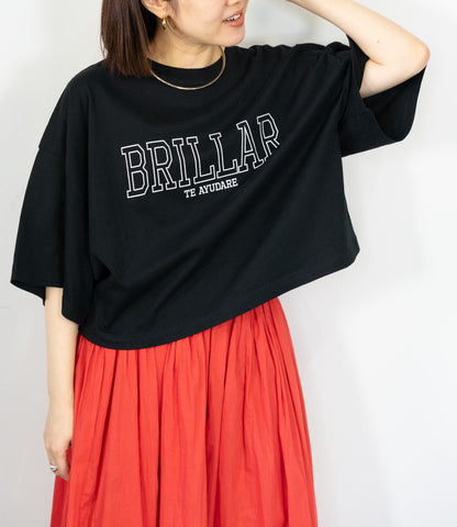 クロップドロゴTシャツ