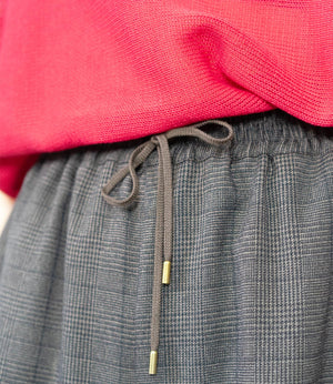 グレンチェックダイージーパンツ