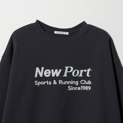 コットン裏毛 ロゴスウェット プルオーバー