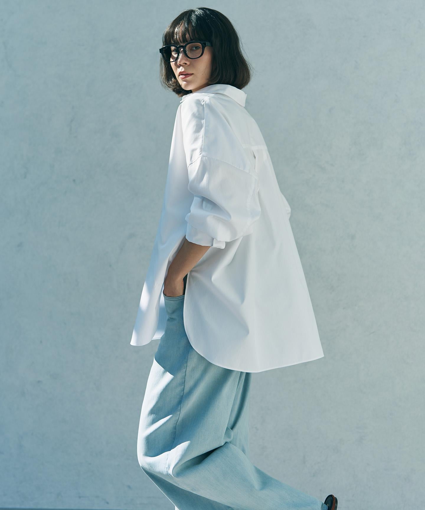 コットン オーバーシャツ