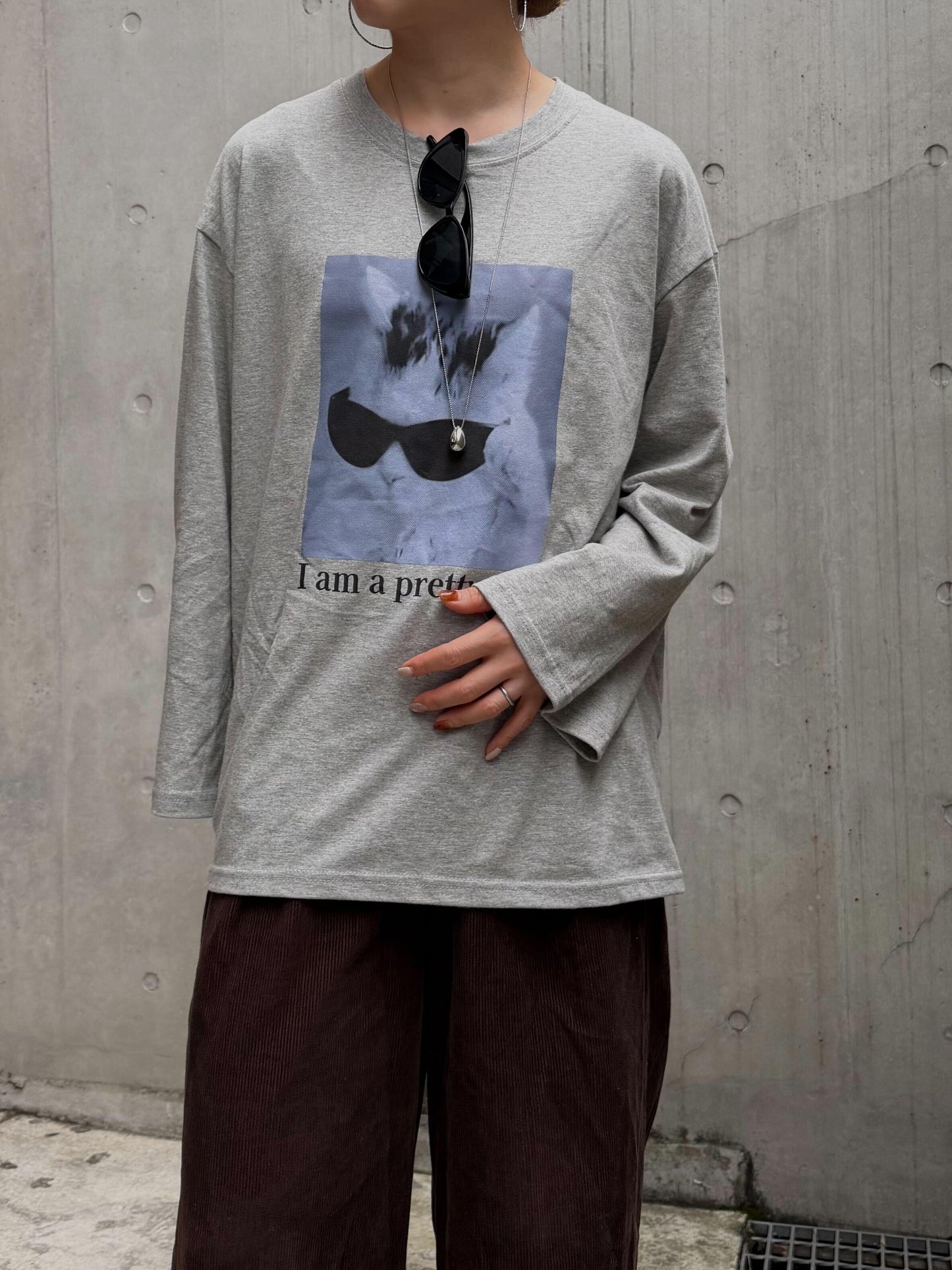 プリティキャット長袖Tシャツ