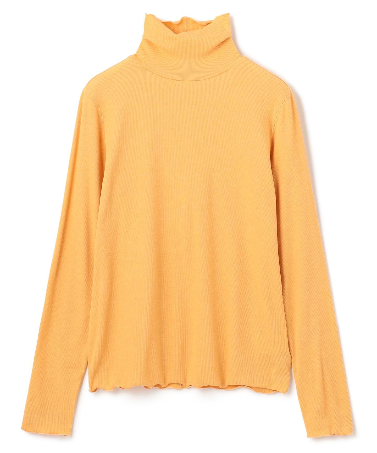 コットンカシミヤ タートルネックカットソー