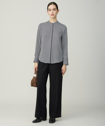 ウォッシャブルライトウール ストレートパンツ