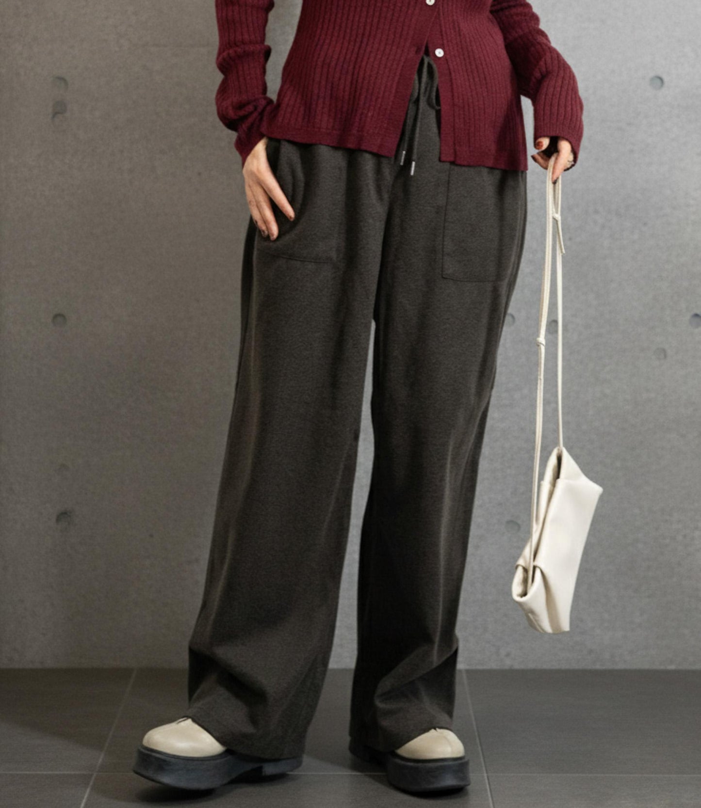 ウールライクあったかパンツ