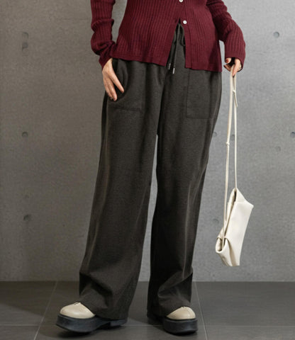 ウールライクあったかパンツ