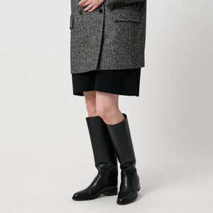 バックジップ ロングブーツ