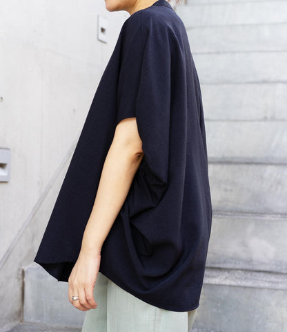 タンブラーブッチャーコクーンブラウス