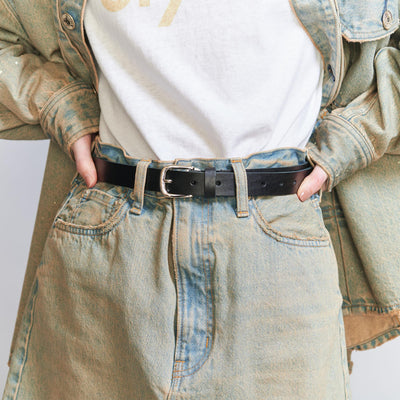 シンプル レザー ベルト