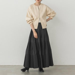 ダブルジップニットブルゾン