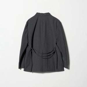 バックレースアップ ダブルジャケット