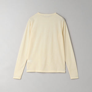 コットンナイロン天竺 シアー クルーネック Tシャツ
