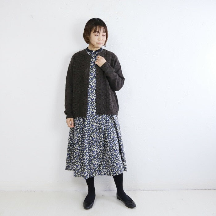 ﾔｸ混柄編みﾀｰﾄﾙ