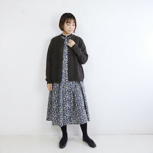 ﾔｸ混柄編みﾀｰﾄﾙ