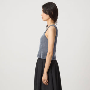 シアー フロッキー タンクトップ