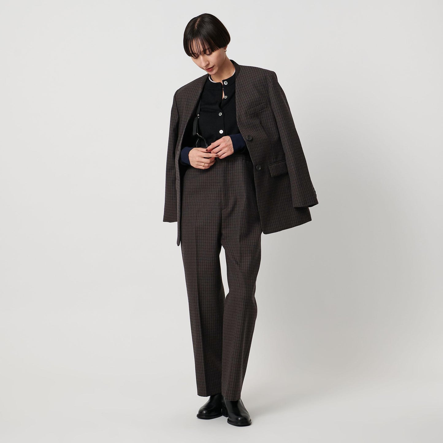 ガンクラブ チェック パンツ