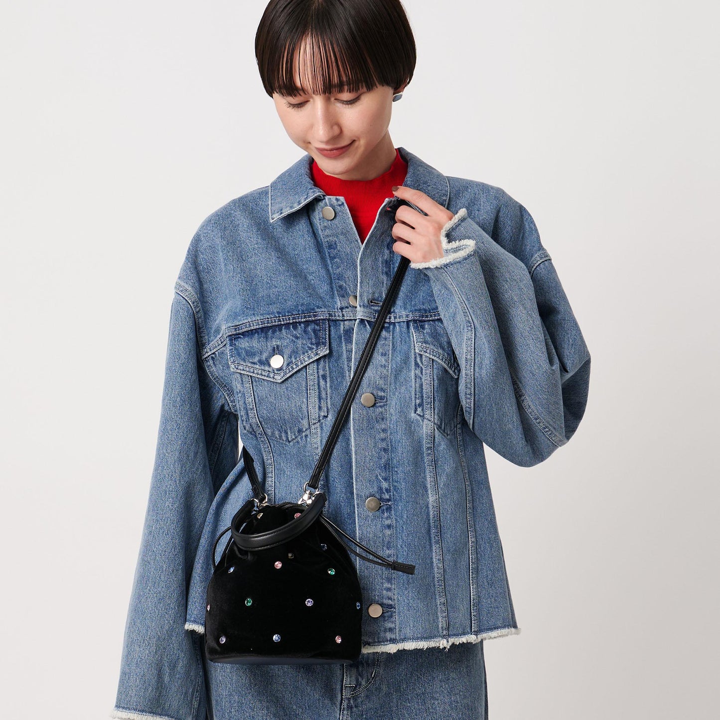 ミックスビジュー ショルダーバッグ