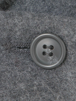 mizuiro ind ウールブレンドスタンドカラーコート