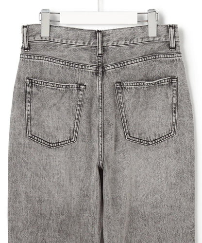 スリット ストレート デニム