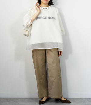 レイヤードロゴトップス