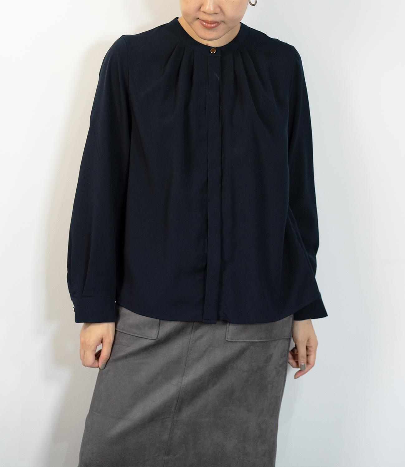 タックフレアブラウス