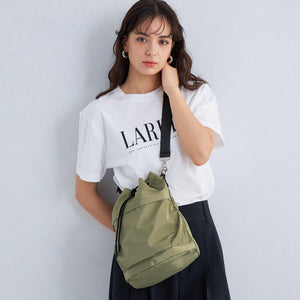 ハッスイ ポケットドロスト バッグ - はっ水 -