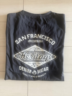 HaritageロゴバックプリントT