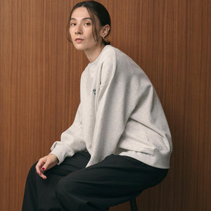 コットン裏毛 ロゴスウェット プルオーバー