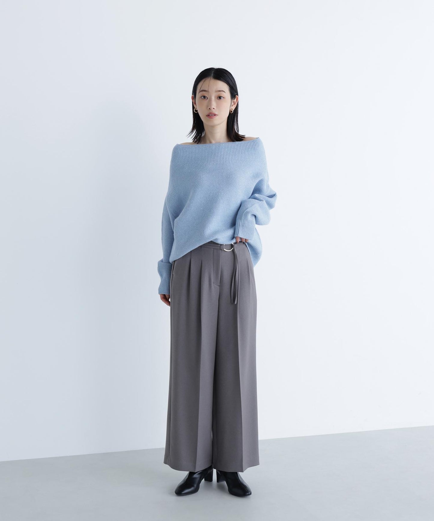 ダブルベルトワイドパンツII