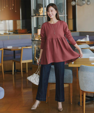 キルティング巾着ショルダーバッグ