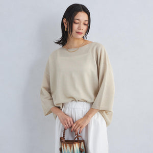 ラミー ルージー ニット プルオーバー -ウォッシャブル-