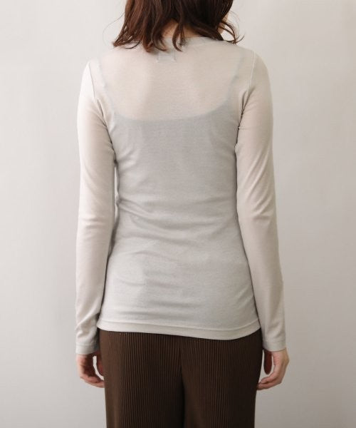 Ｔｅソフトミラノリブプルオーバー