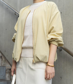 オックスノーカラーライトブルゾン