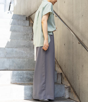 きれいめフラップサファリブラウス