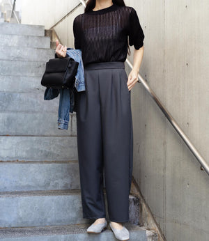 ツータックカーブパンツ