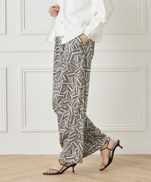 プリントイージーパンツ《YVON》