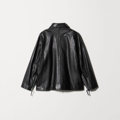 シープレザー フロントジップ ジャケット