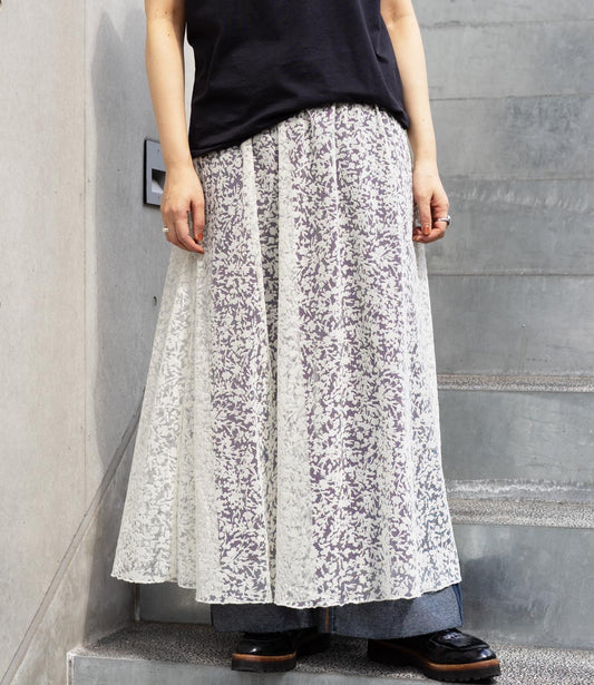 ドラマティックフロッキーギャザースカート