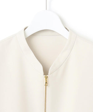 ストレッチジョーゼット フレンチスリーブ ブルゾン