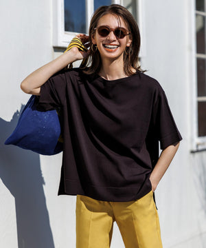 スゴ機能美 ハーフスリーブ ニット