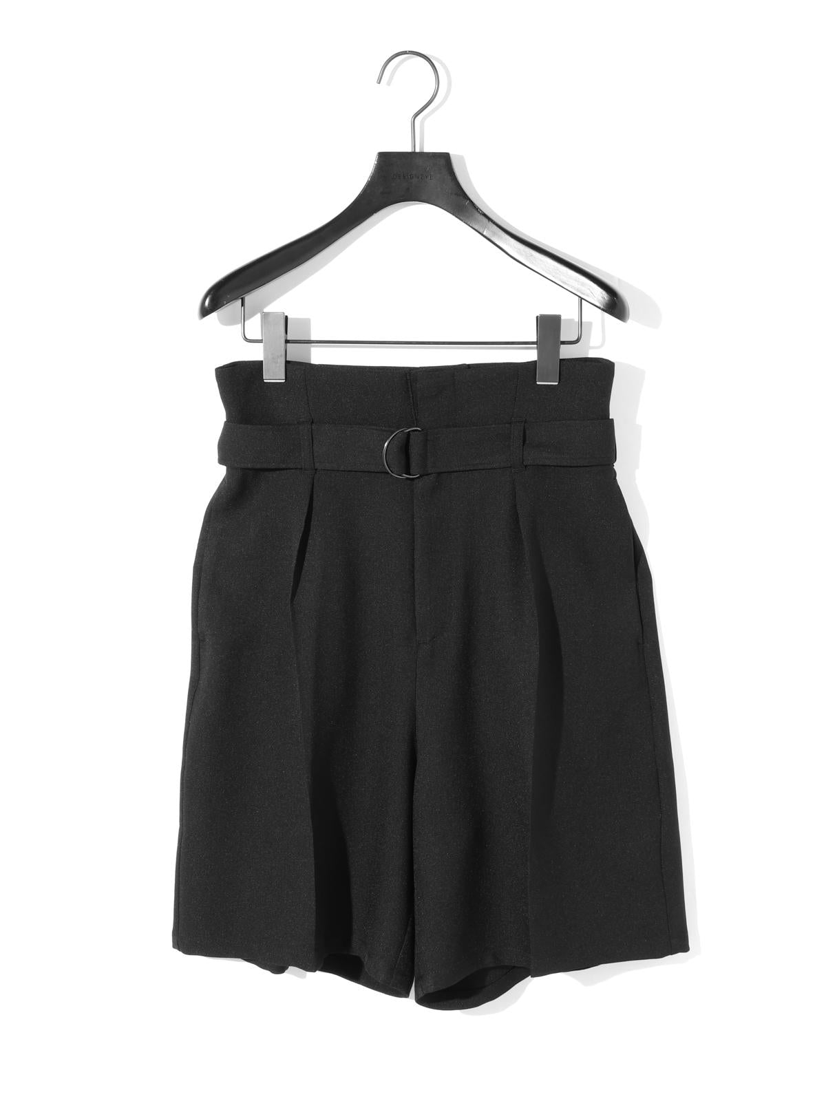 MIDIUMISOLID for Ladies ハイウエストベルト付きショーツ