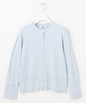 RAYON ELITE STRETCH クルーネック カーディガン