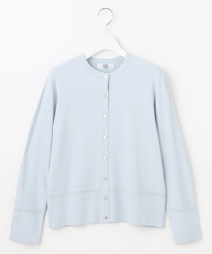 RAYON ELITE STRETCH クルーネック カーディガン