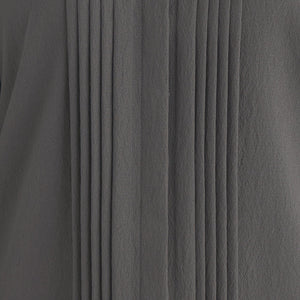 ピンタック 7分袖 ブラウス