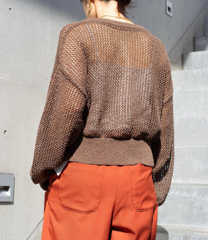 ダブルジップメッシュラメカーデブルゾン