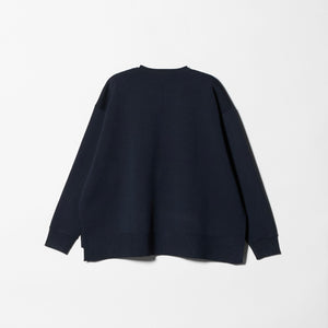 スウェットライク スキッパーニット ‐ウォッシャブル‐