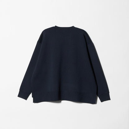 スウェットライク スキッパーニット ‐ウォッシャブル‐