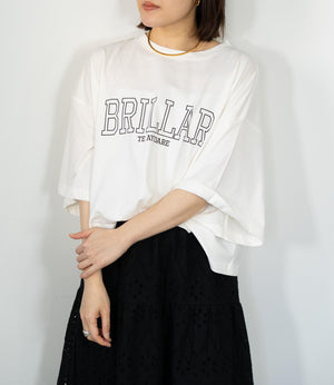 クロップドロゴTシャツ